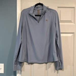 Ariat Womens 1/4‎ Zip Baselayer Longsleeve Shirt Size XL